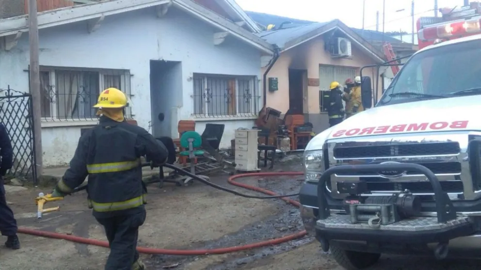 Video: momentos de tensión en el incendio de un consultorio odontológico