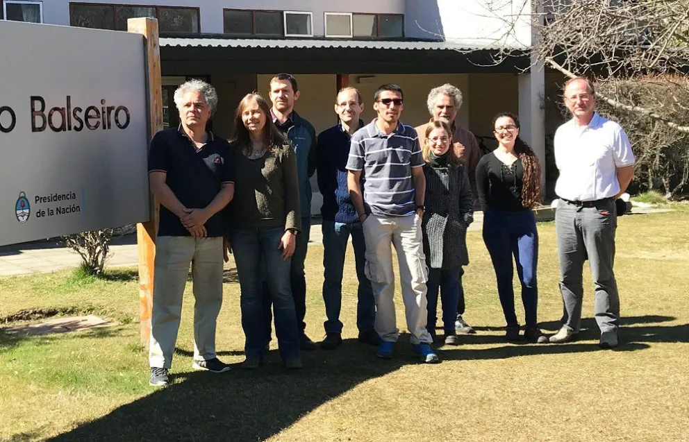 Investigadores de Bariloche que participan en el Proyecto Auger. 