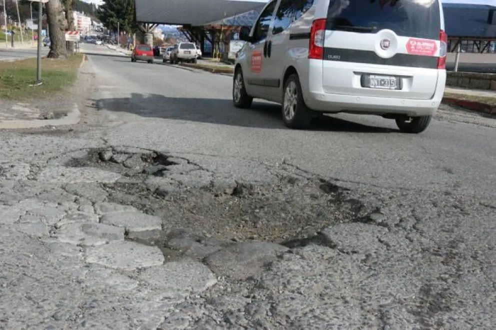 Los cráteres ya son parte de la postal. 