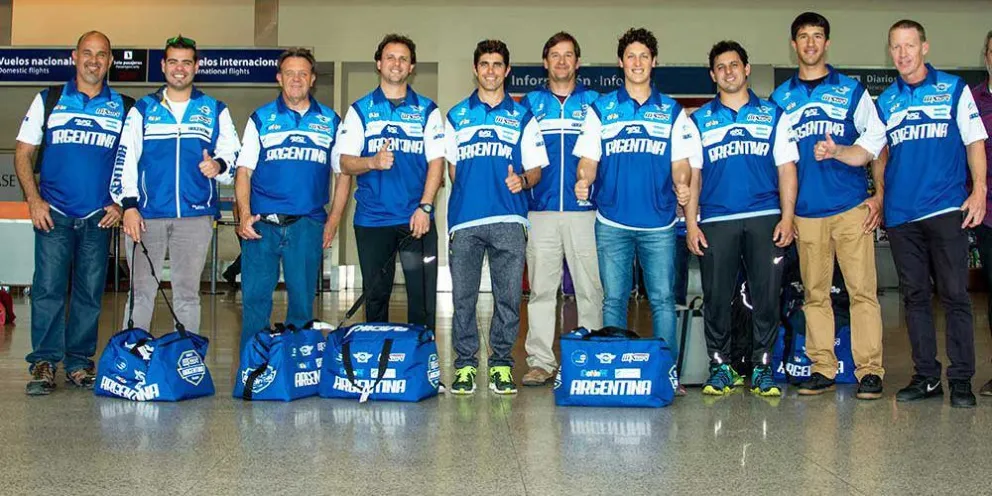 El team argentino, con Luzzardi en sus filas.