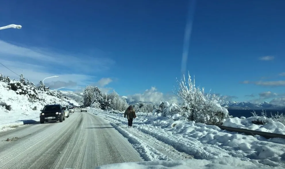 Guille, siempre caminando. 