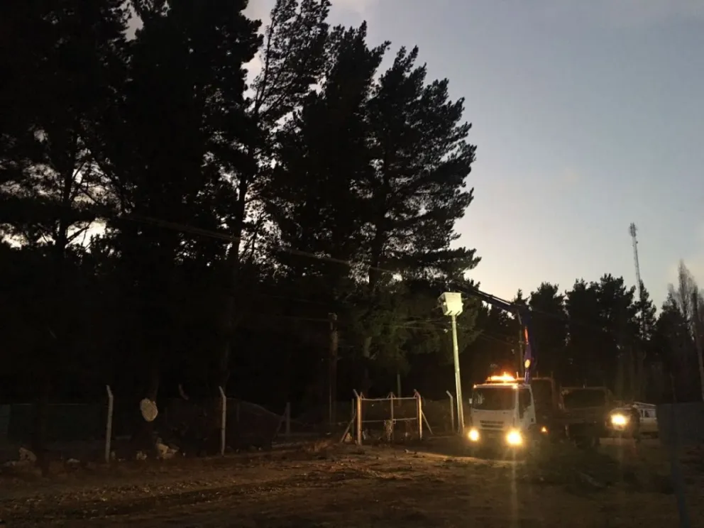 Sin luz en algunas zonas de Bariloche