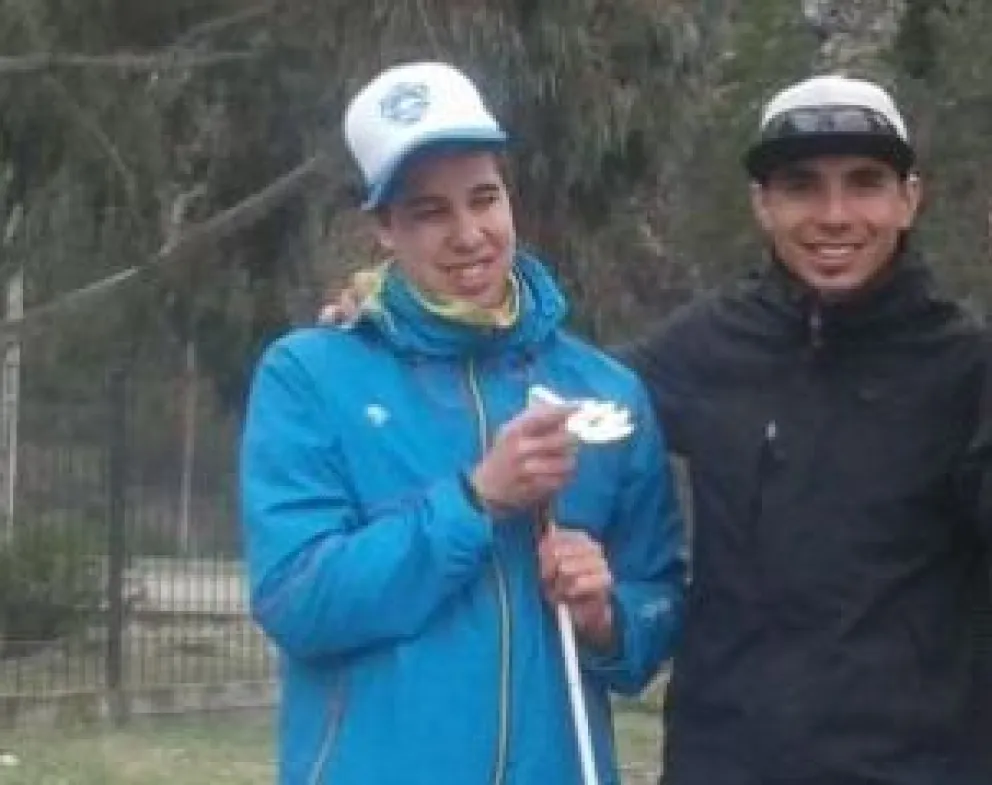 Federico Stremel subió al podio en la Carrera a Ciegas