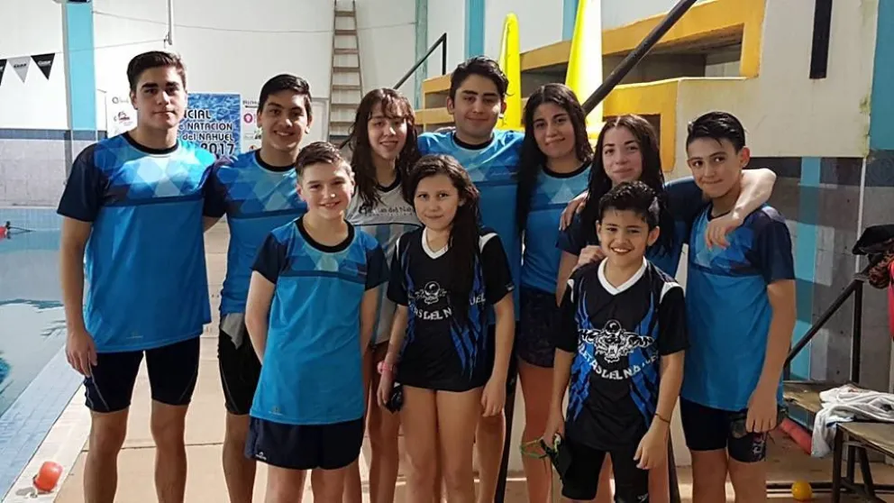 Los chicos de Piletas que viajaron al Patagónico.