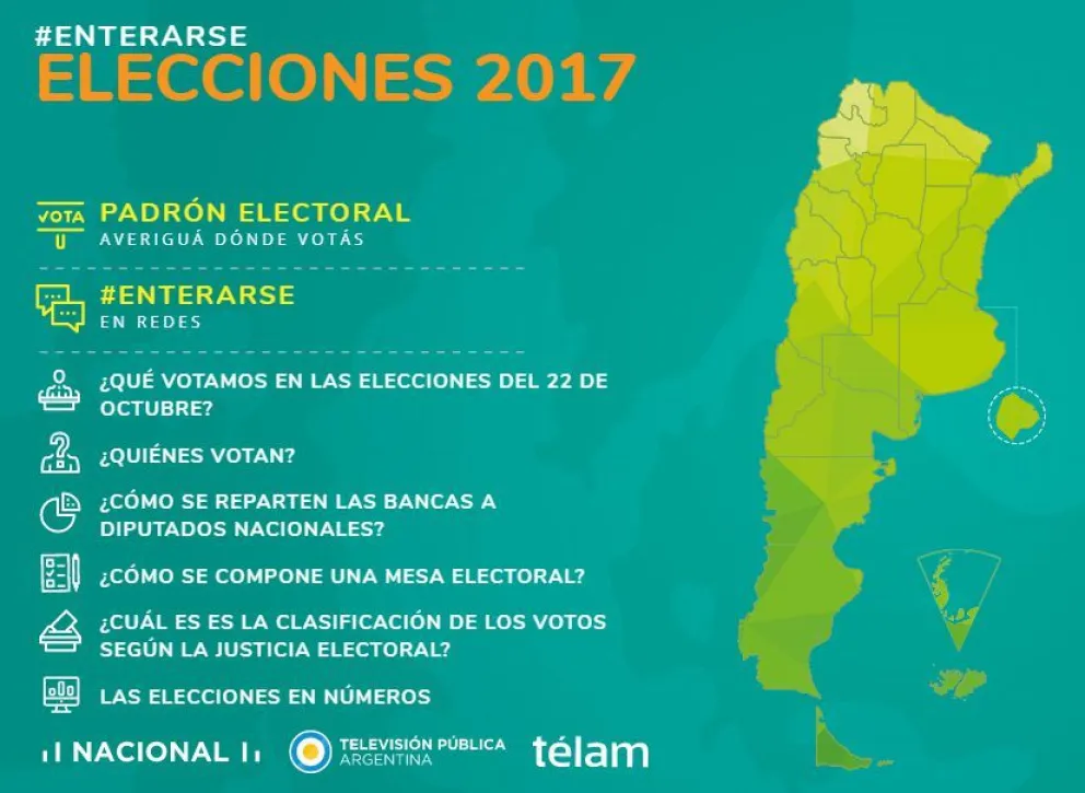Lo que hay que saber para las elecciones, en una plataforma interactiva