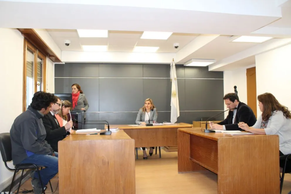 La jueza de garantías, Romina Martíni le formuló los cargos al acusado.