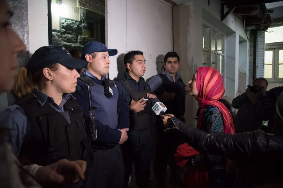 La concentración exigía saber datos sobre las personas heridas en el operativo en Mascardi.