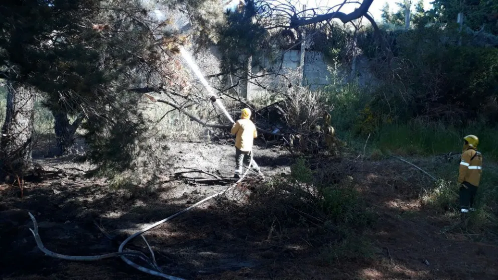 Incendio en el este de la ciudad
