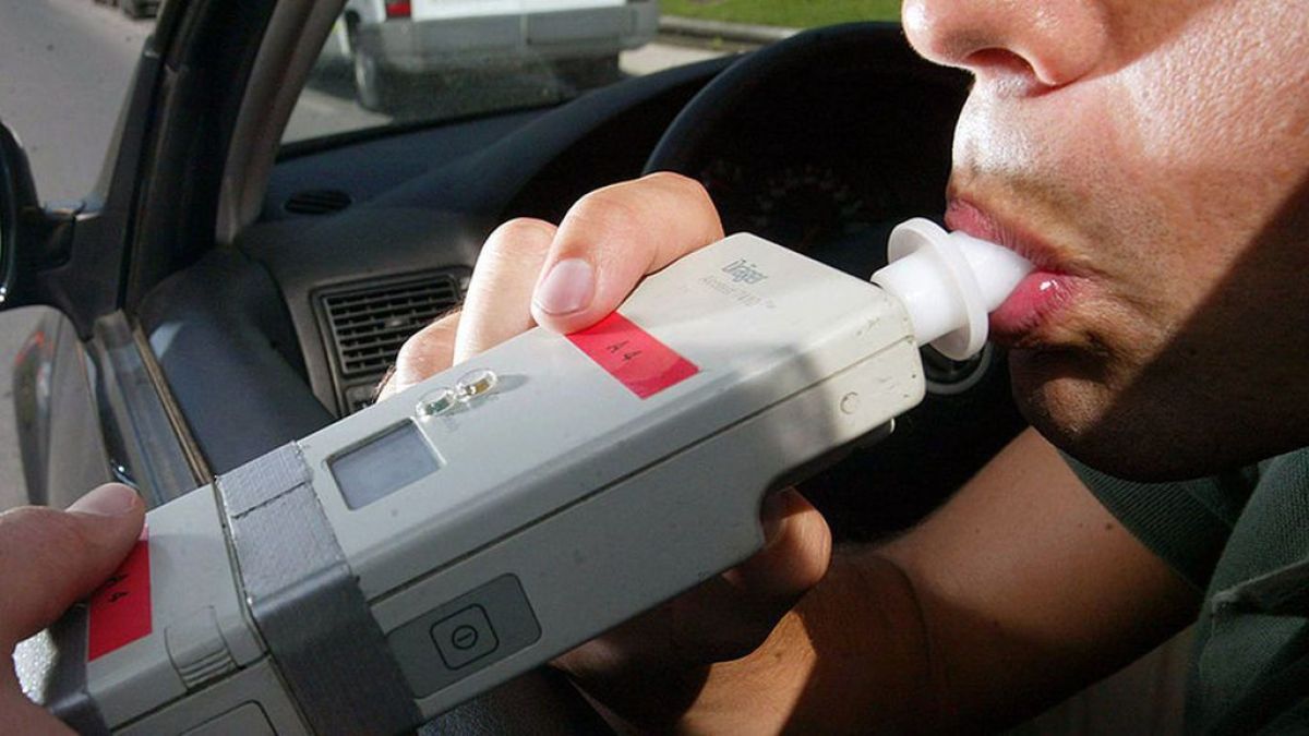 Controles viales: la graduación más alta de alcohol en sangre fue de 2,40 g/l