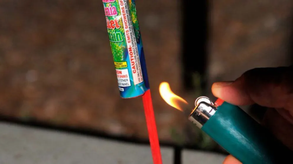 Está prohibido usar pirotecnia