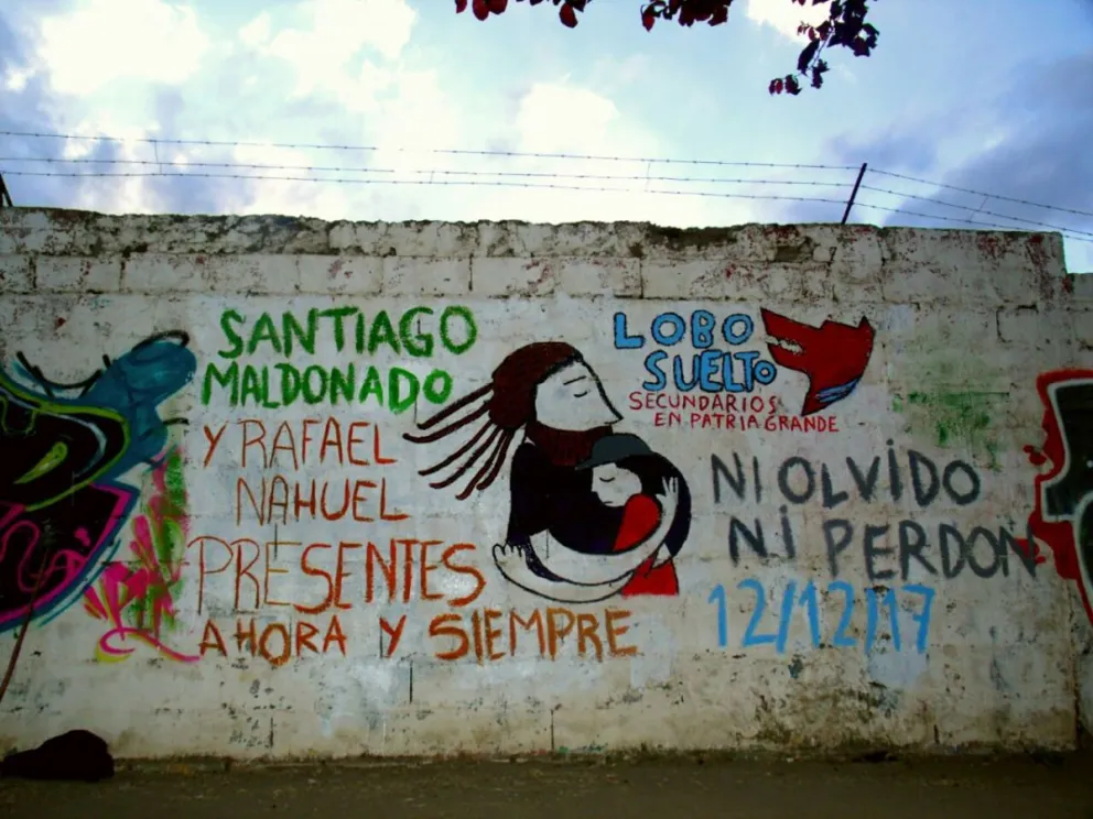 La pintada la realizaron los alumnos esta semana. 