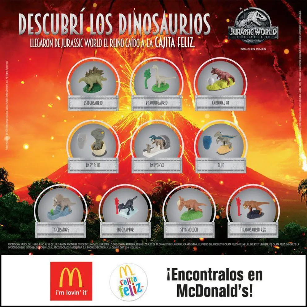 Descubrí todos los dinosaurios de Jurassic World