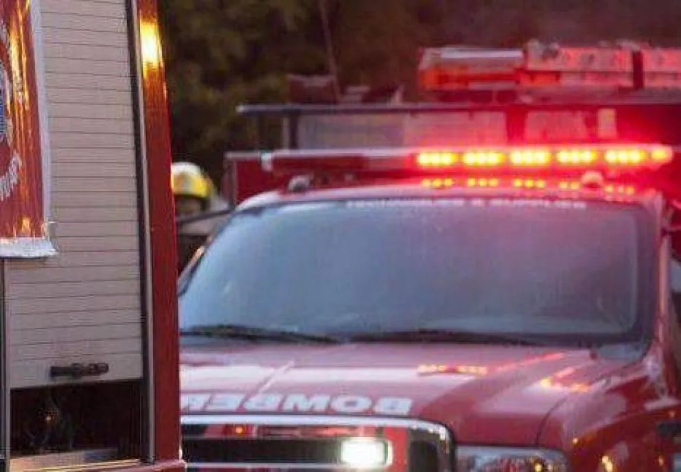 Se cayó el techo de una casa en el barrio La Colina