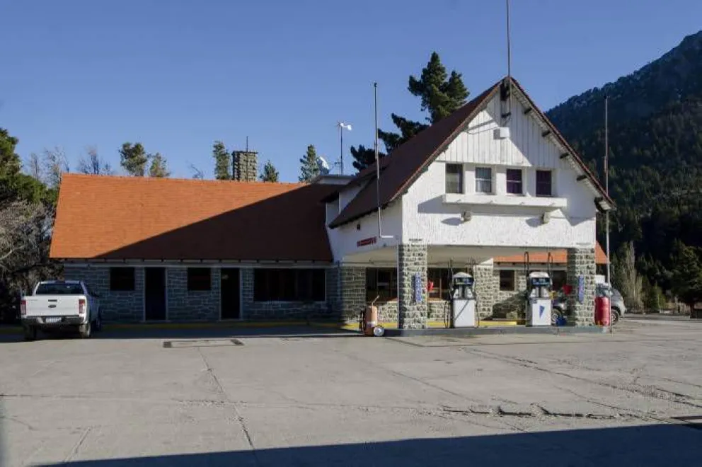 La estación de servicio abrió en enero de 1943.