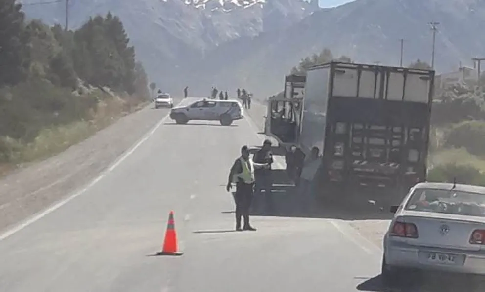 Una tarde con dos fuertes choques en ruta 40