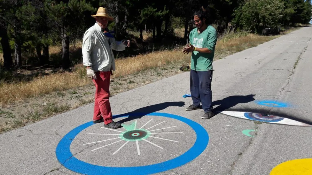 El muralista Horacio Ferrari aportó su arte en el atractivo “Proyecto del este”
