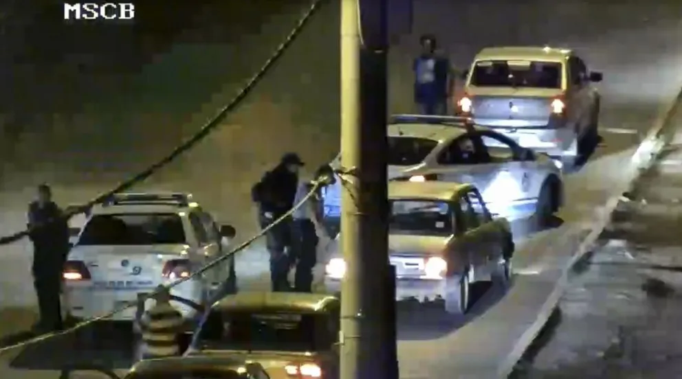 Video: Chocó, huyó y tras una persecución policial fue detenido