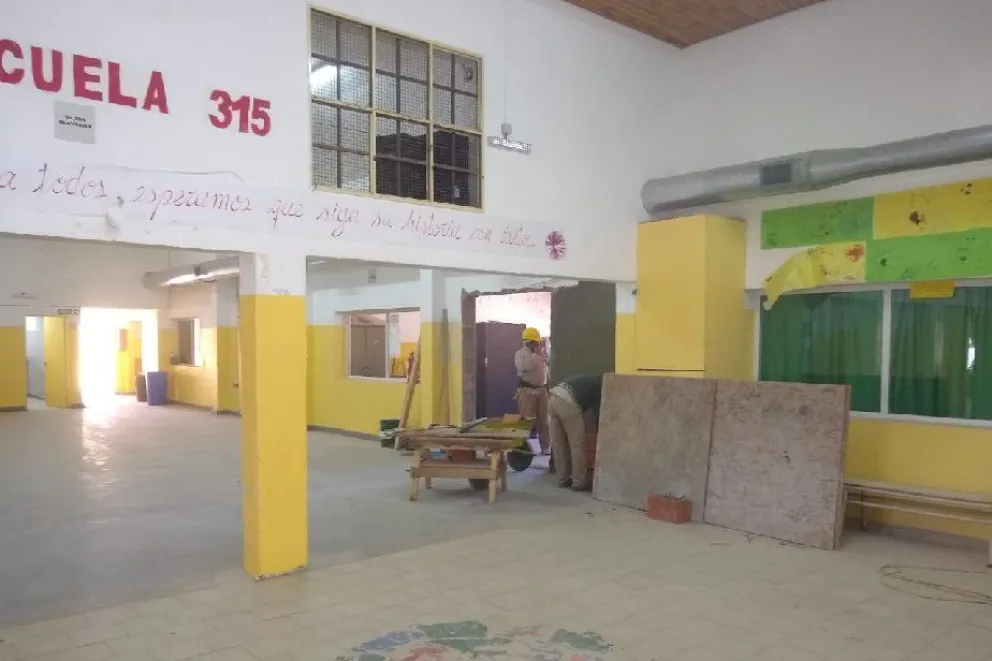 Avanza el nuevo edificio de la Primaria 315