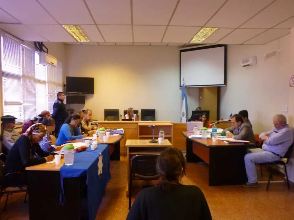 Cuarto intermedio  en el juicio contra miembros del Pu Lof Cushamen