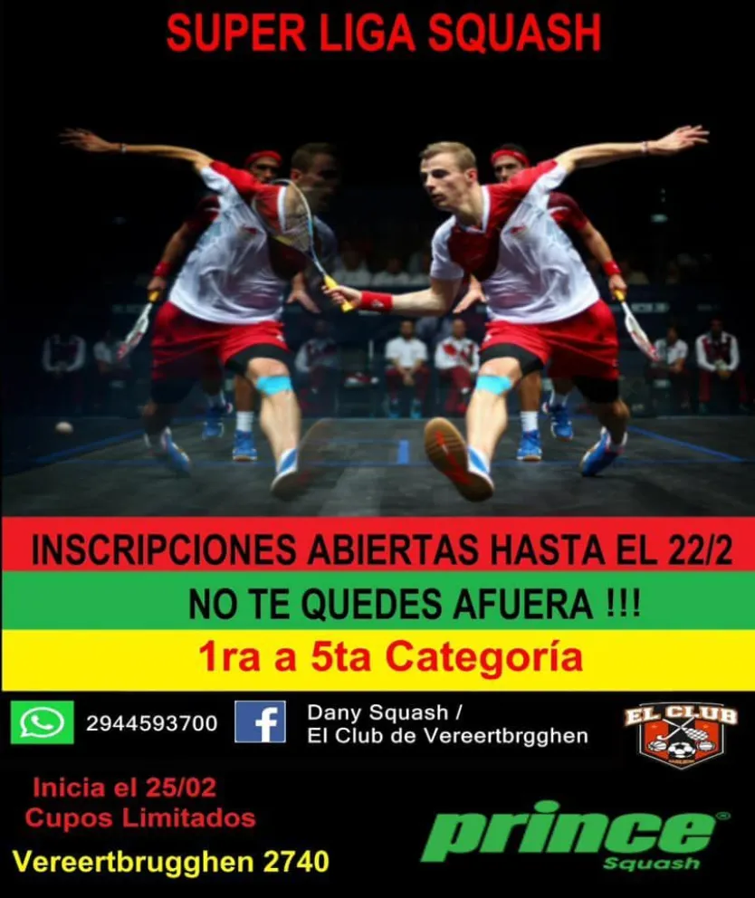 La Súper Liga cierra sus inscripciones