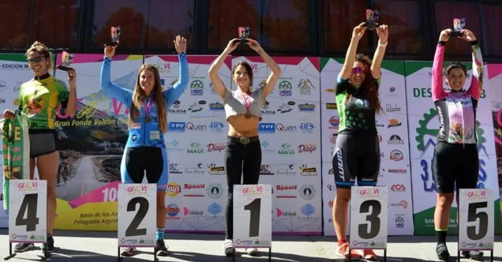 Vanesa Indulski fue segunda en la general en ruta.
