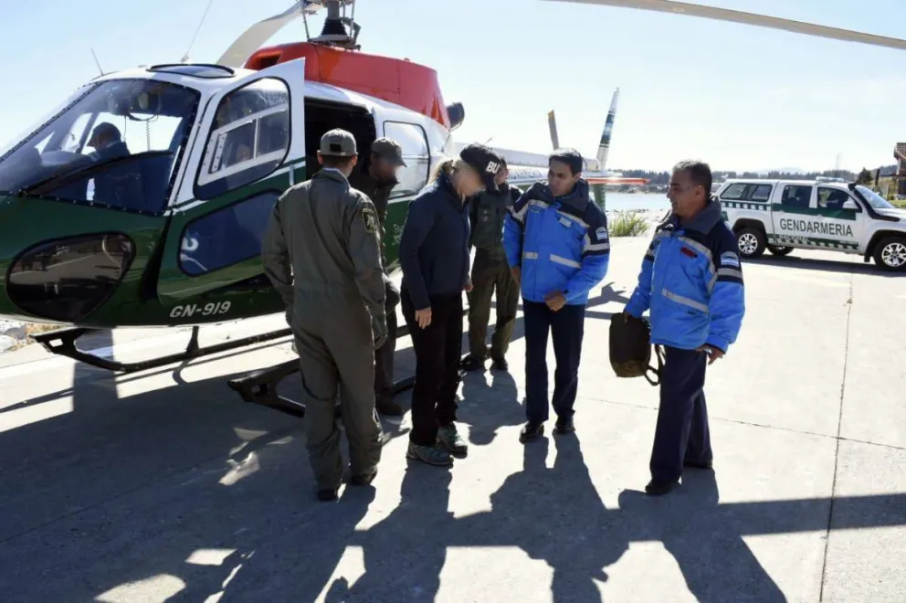 Rescataron a una turista que se había lesionado en el cerro Tronador