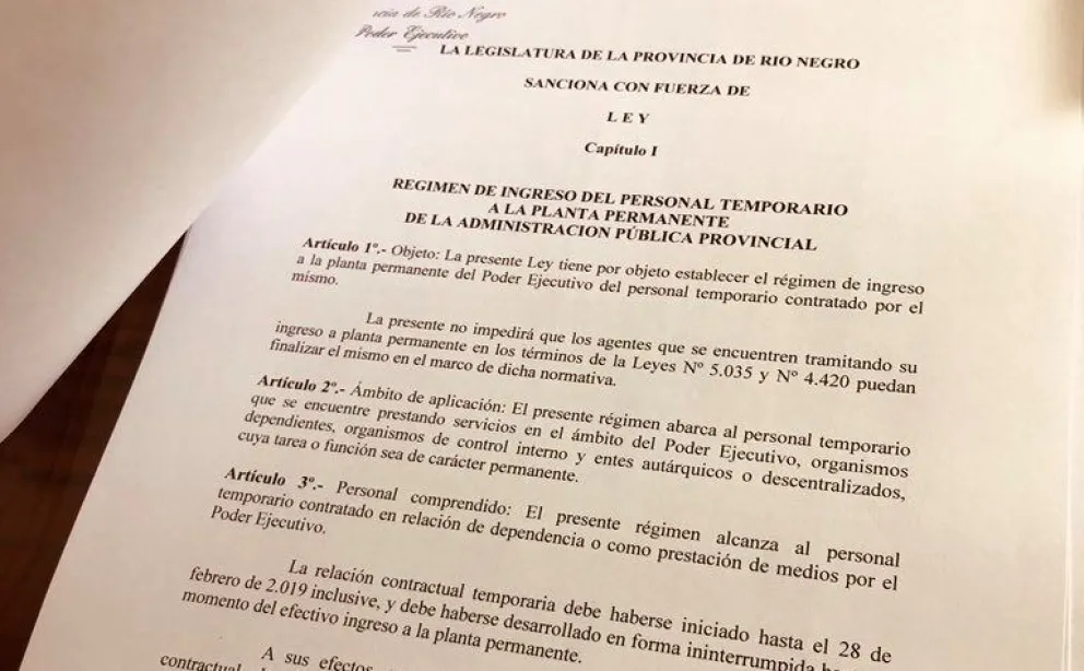Presentaron el proyecto de ley para el ingreso a planta permanente de más de 2800 contratados