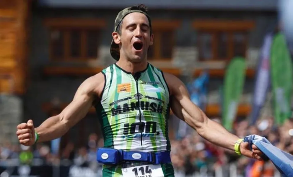 El festejo en 2018. Guille lo quiere repetir el domingo.