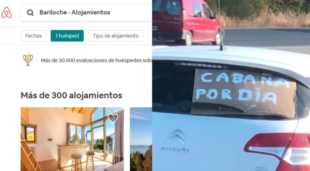 Al ya tradicional ofrecimiento en el ingreso de la ciudad se suman las páginas web donde se ofrecen este tipo de alquileres.
