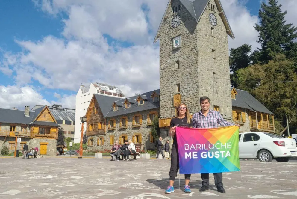 Representantes de Bariloche en el duatlón de Entre Lagos