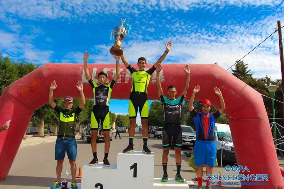 Ranquehue, en el tercer puesto de la general masculina.