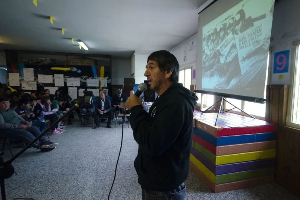 Un acto emotivo para seguir manteniendo vivo el recuerdo de Malvinas. 