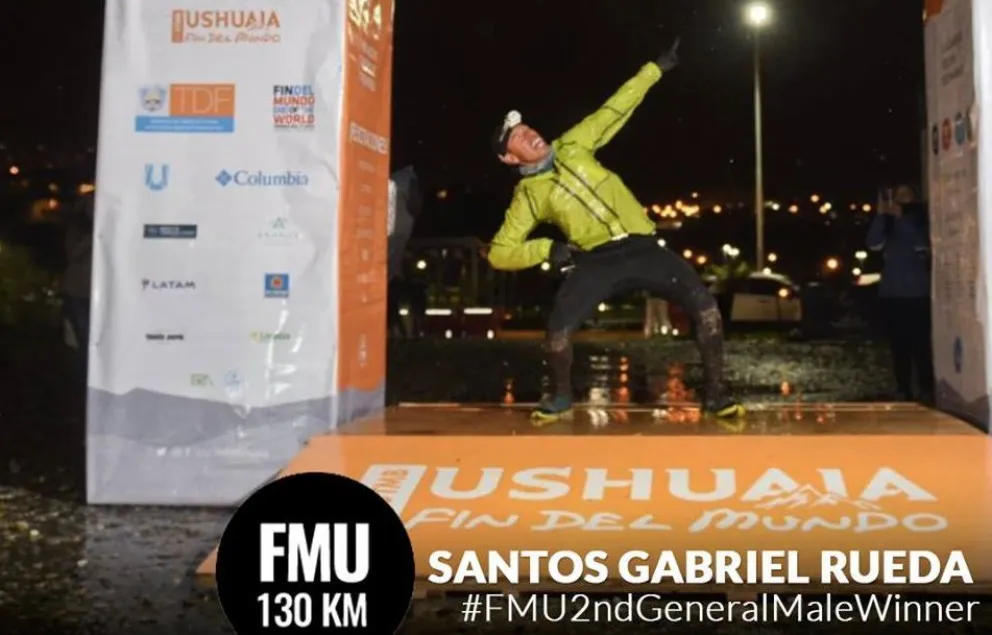 En el "Fin del Mundo", brillando en lo más alto del ultramaratón