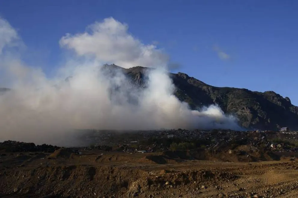 Otro incendio en el vertedero