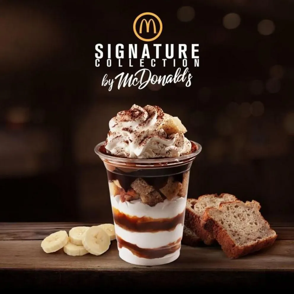 McDonald´s lanza la línea de postres  Signature y presenta el “Banana Cold Cake”