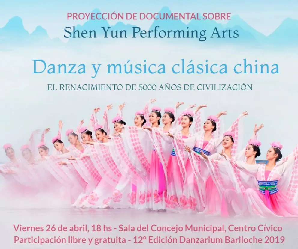 Danza, música y espiritualidad ancestral china en Bariloche