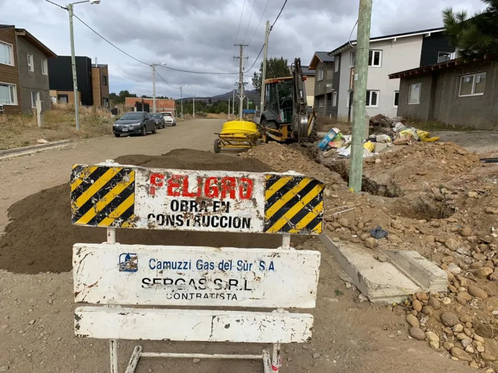 Comenzó la construcción de la red de gas en Altos del Cóndor