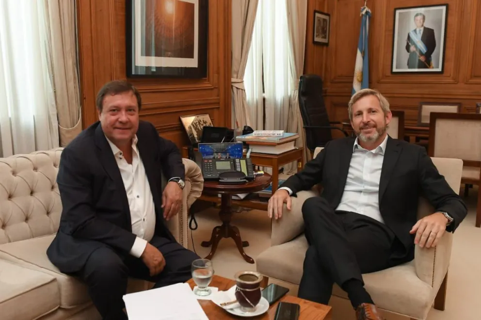 Weretilneck, junto a Frigerio, expresó su apoyo a la búsqueda de un consenso político