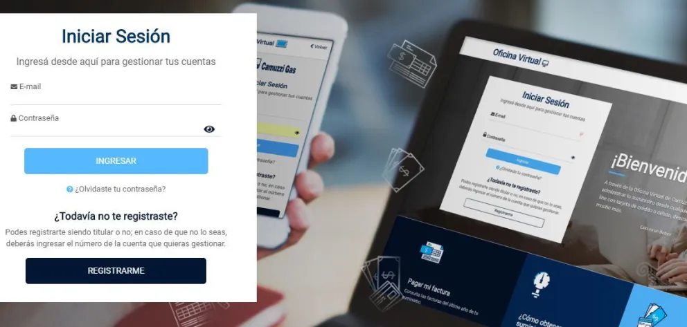 Camuzzi Gas recuerda la disponibilidad de herramientas web para gestionar el servicio