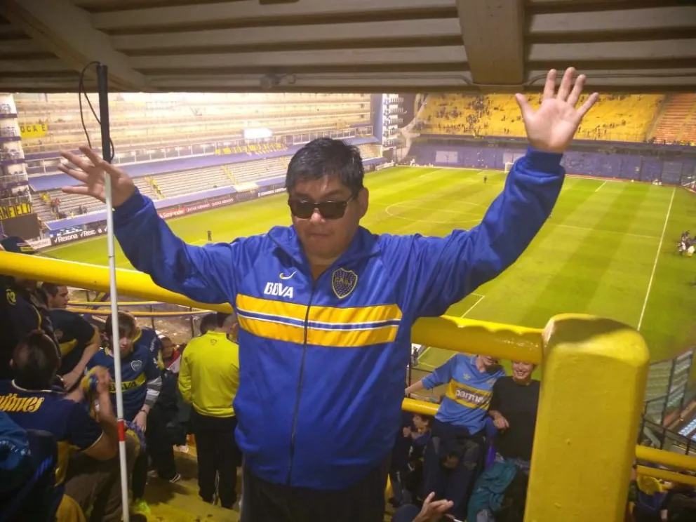"Estar en la cancha de Boca es algo único". 