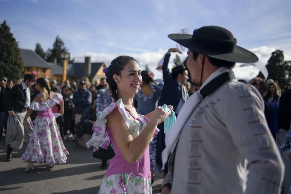 Los festejos por la fecha patria se concentraron en el Centro Cívico.