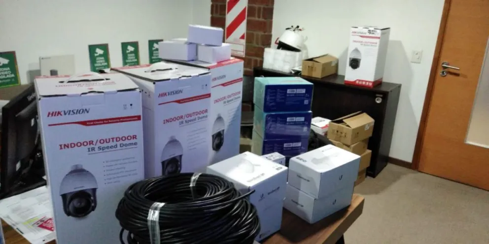 Siguen instalando cámaras de seguridad en Bariloche