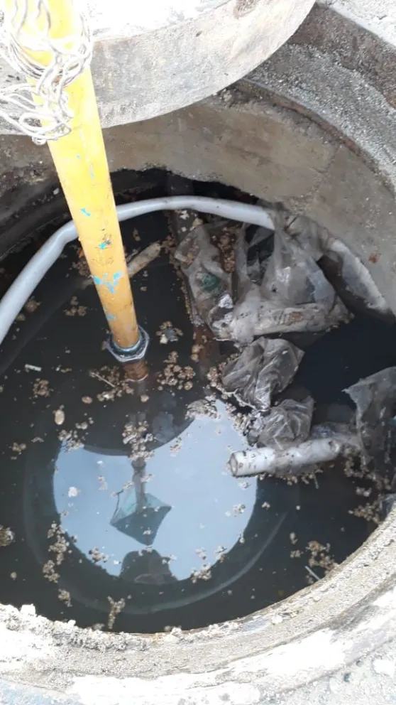 Por conexiones clandestinas se paralizó la obra de cloacas en El Frutillar