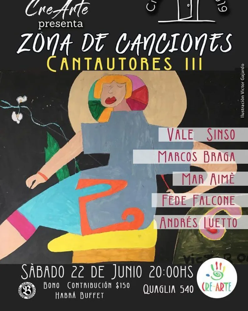 Cantautores III, un nuevo capítulo del Ciclo Puertas de Cre-Arte