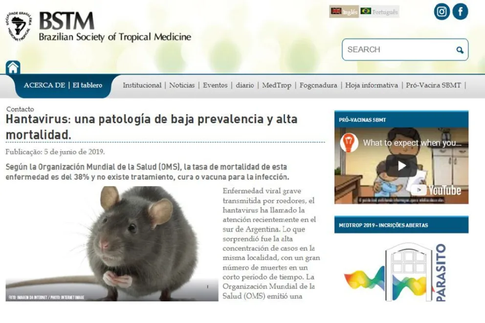 El trabajo rionegrino para enfrentar al hantavirus es noticia en Brasil y el mundo