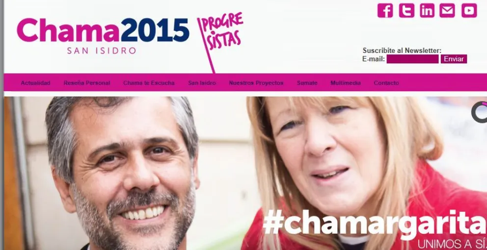 ¿Es el mismo Chama? La anterior fue candidato a intendente en San Isidro y ahora busca la intendencia de Bariloche