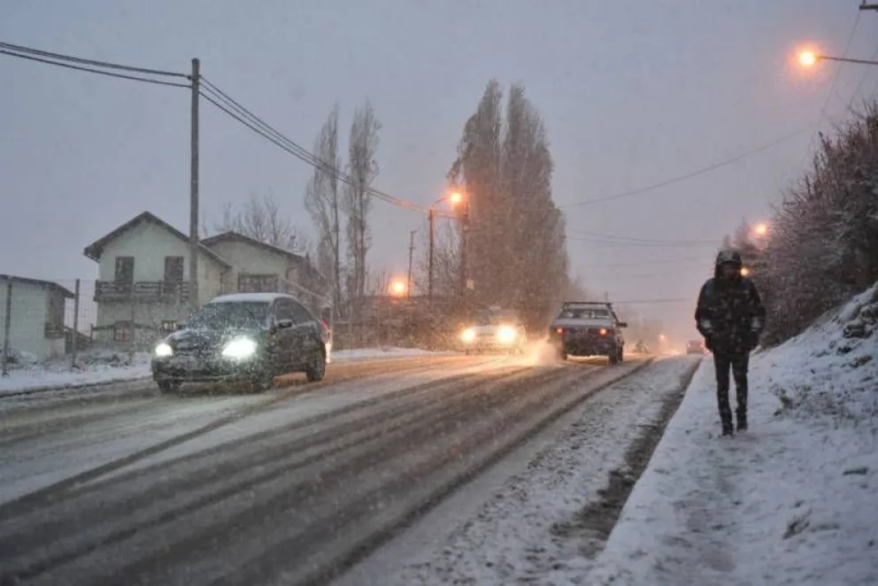 Complicaciones en la ciudad por la nevada