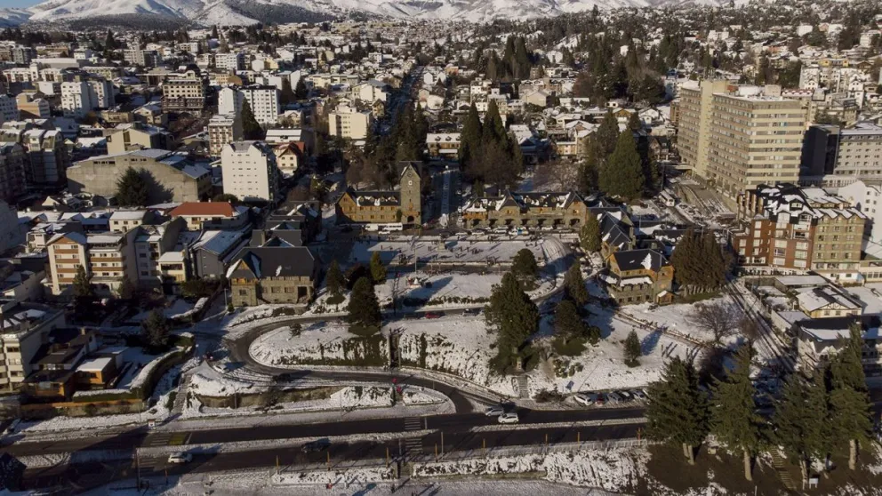 La nevada produjo inconvenientes durante el fin de semana. 