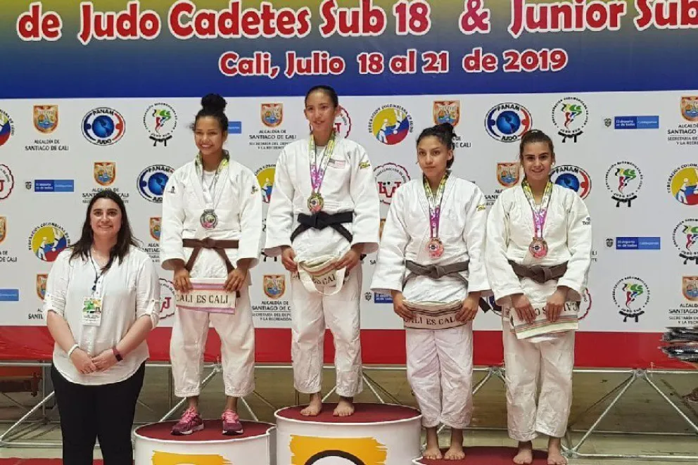 Judocas rionegrinos sumaron cinco medallas en Colombia para el seleccionado nacional