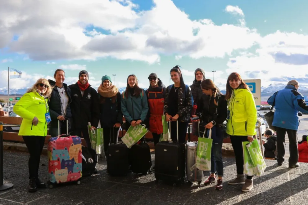 Mundial de Snow Volleyball: Empezaron a llegar los protagonistas